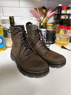 Dr. Martens Crazy Horse Leather Boots