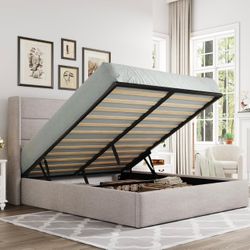 Queen Size Lift Up Storage Bed