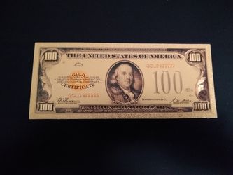 Gold Bill US Commemorative Collectible