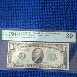 $10 1934B Chicago