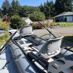 Flycraft Fishing Raft. Trailer included