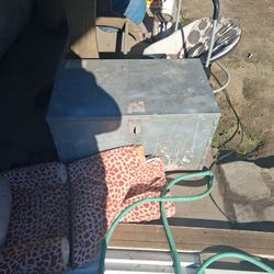 Metal Galvanized Tool Box With Lock