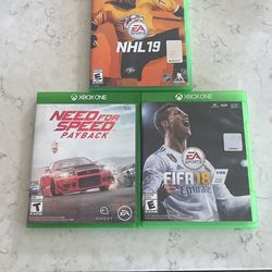 NHL 19, Need For Speed PayBack, FIFA 18