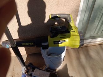 Brushless 40lithium Ryobi blower