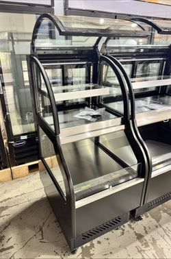 🧊NEW Polarman 25 9/10" Refrigerated Air Curtain 2 Compartment Merchandiser Commercial NSF