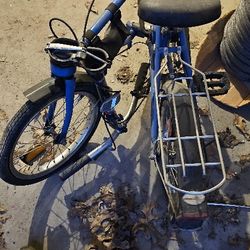 Early 80s Vintage Dahon Blue Folding Bike