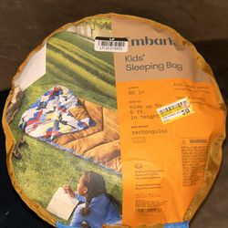 Kids Sleeping Bag- New