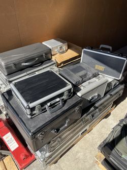 Pallet Of Sample Gun Cases For Sale