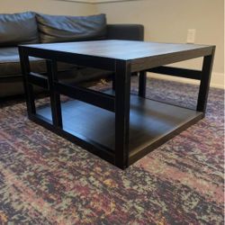 Wade Logan Corralitos Floor Shelf Coffee Table