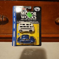 2001 Maisto Motor Works 2 Car Value Pack VW