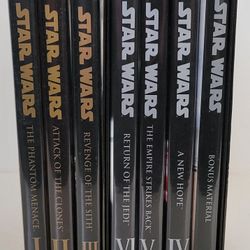 Star Wars Original Trilogy & Prequel Trilogy! Episodes 1, 2, 3, 4, 5 & 6! Widescreen Edition! Single & Double Disc! Near Mint Cond!