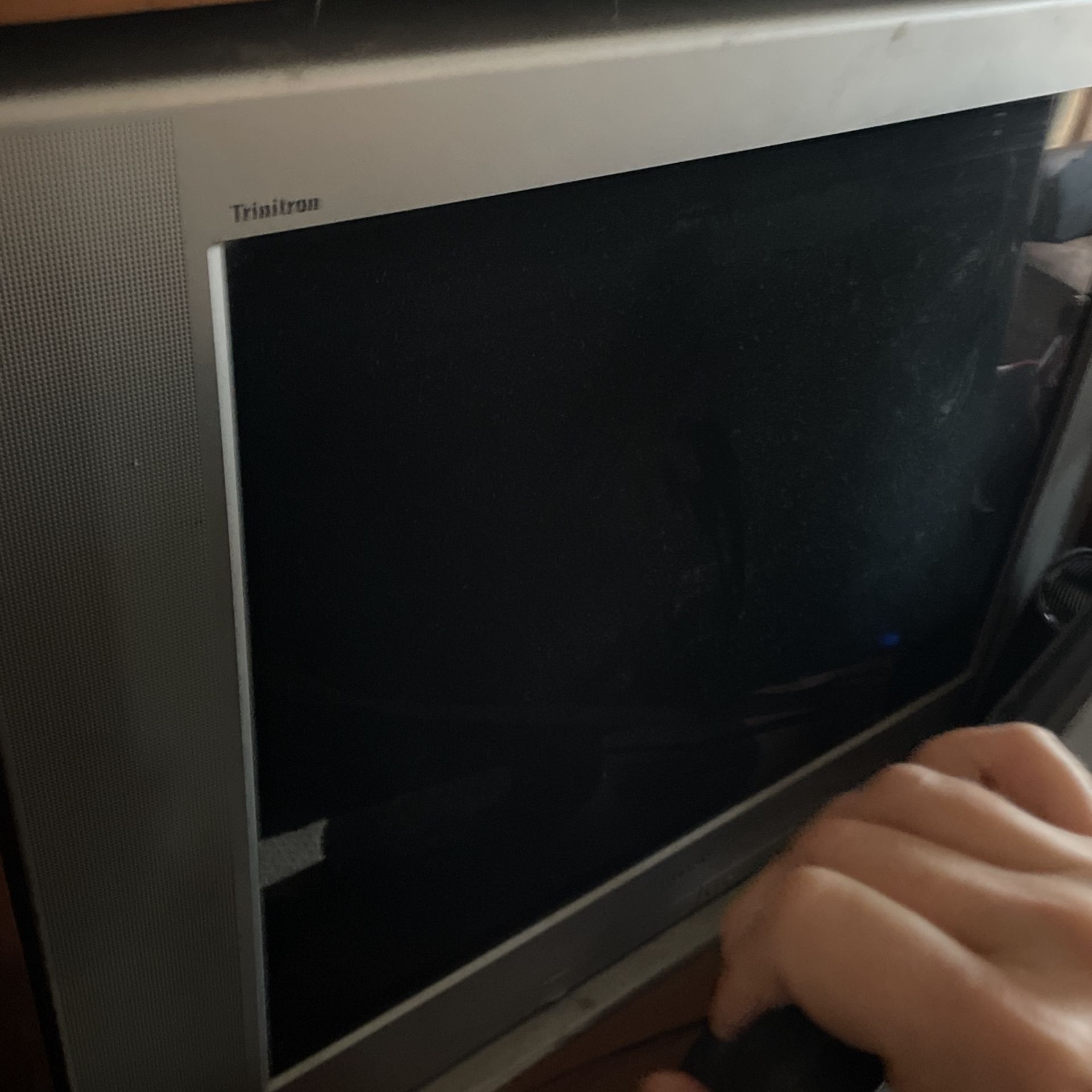 Retro Sony Trinitron 37” flat TV