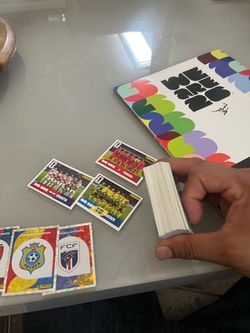Panini World Cup cards/stickers for the official sticker collection book