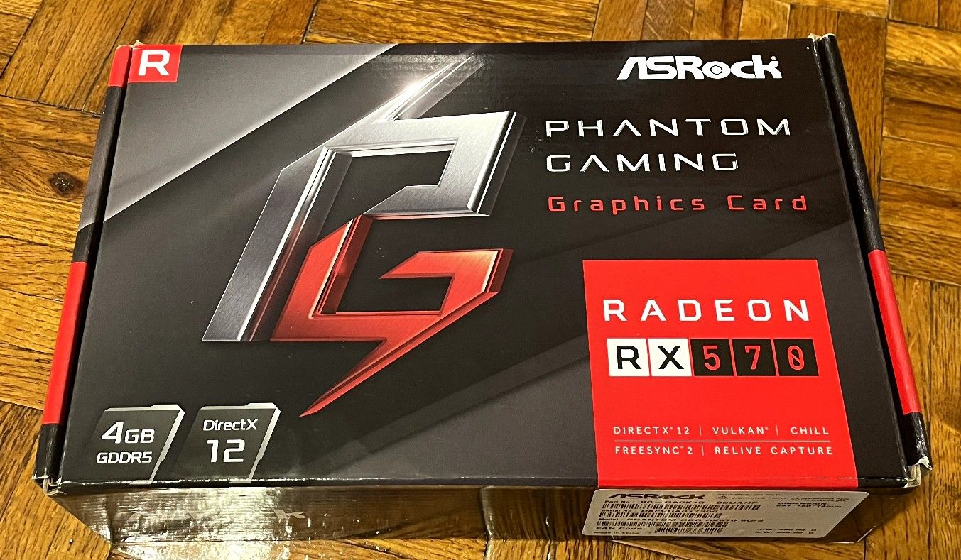 Graphics Card Phantom Gaming
D Radeon™ RX570 4G