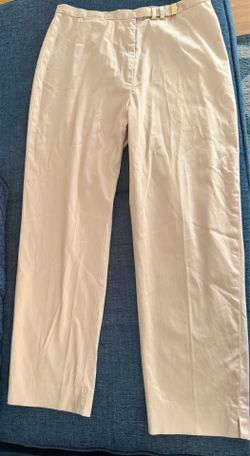 Ralph Lauren Women Khaki Stretch Ankle Length Size 12