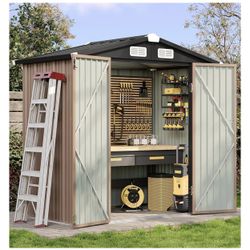 new In Box! 4x6 Metal Shed