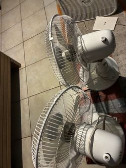 Ventiladores pequeños blancos