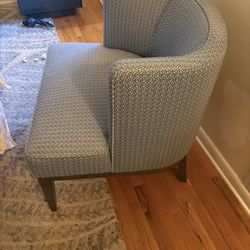 Chair - crate & Barrel teal