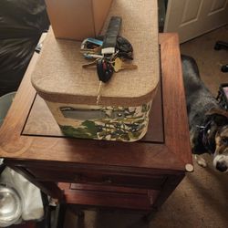 Matching Wood End Tables / Nightstands (Set of 2)