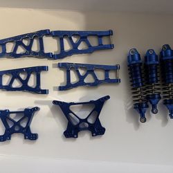 Aluminum Arms, Shocks And Towers For Traxxas Slash 4x4 Maybe Rustler, Stampede