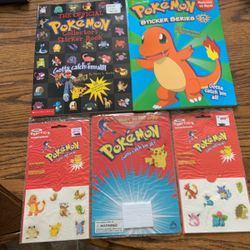 Pokémon Collector’s Books, Stickers, Decals
