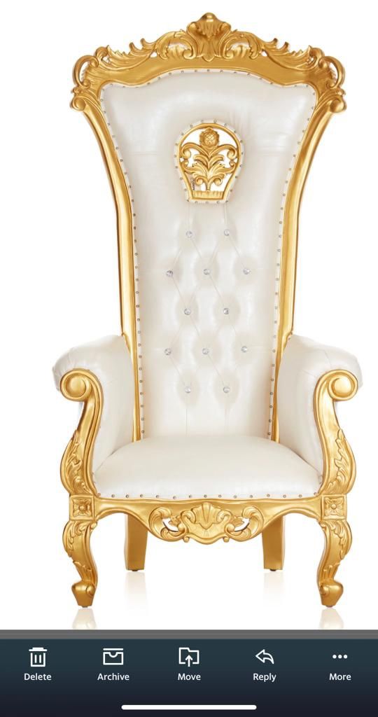 Tiffany Throne Chair