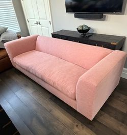 Crate & Barrel Claire Modern Sofa with Metal legs