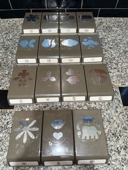 20-Stampin’ Up! Lovely labels, Paper Punches Etc, Big Collection, Most Retired, Great Condition