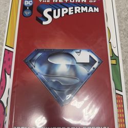 The Return Of Superman #1 30th Anniversary Special