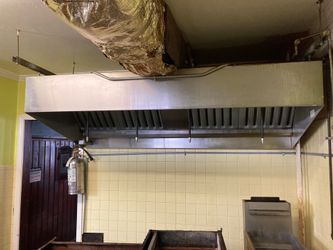 8 foot long commercial range hood