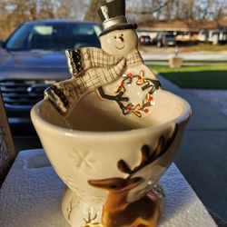 New Fitz & Floyd Dip Dish And Spreader
