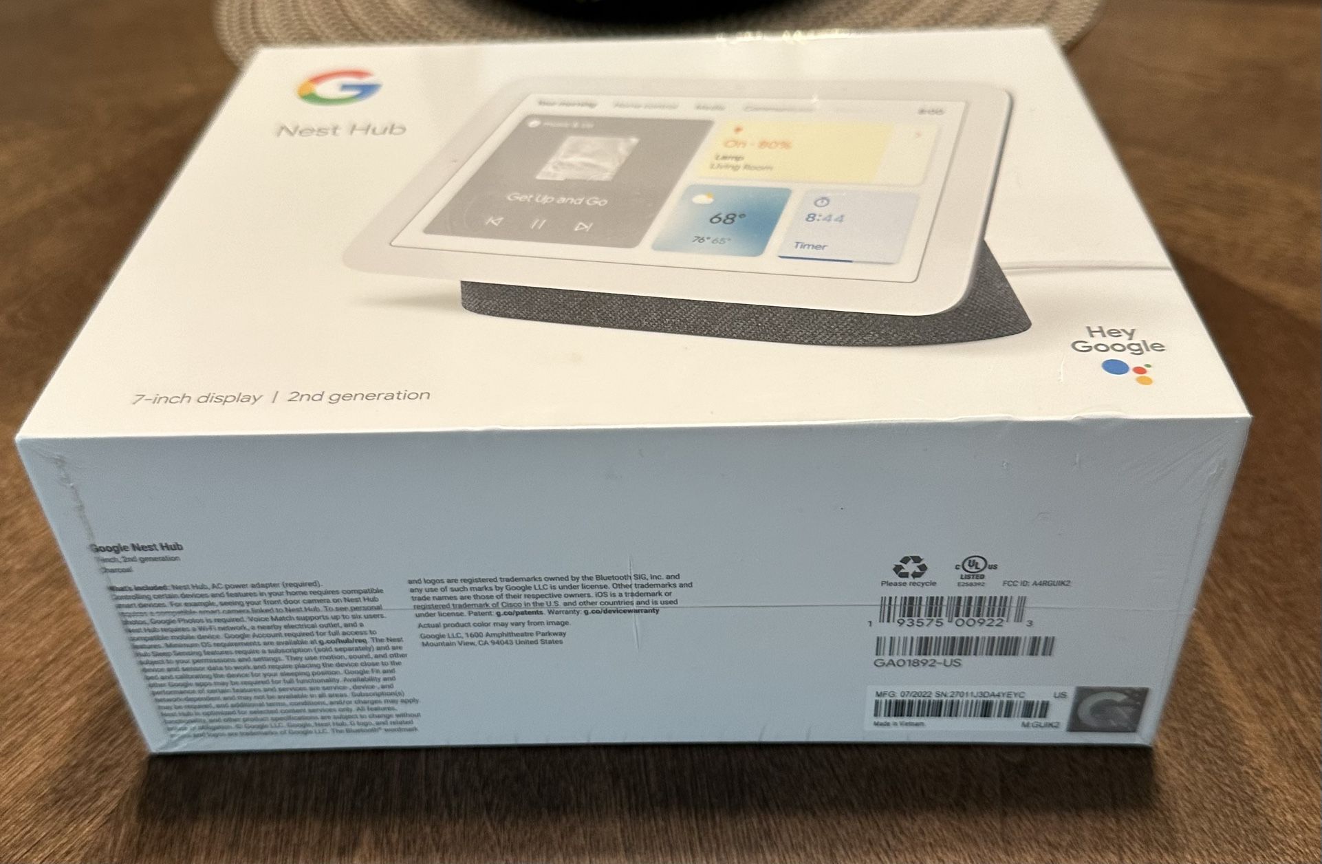 Google Nest Hub (2nd Gen)