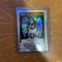 Noah Sewell Auto Card 2024 