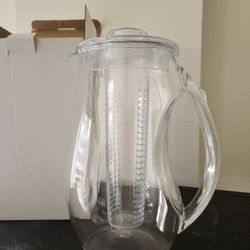 Clear Acrylic Fruit Infuser Pitcher 