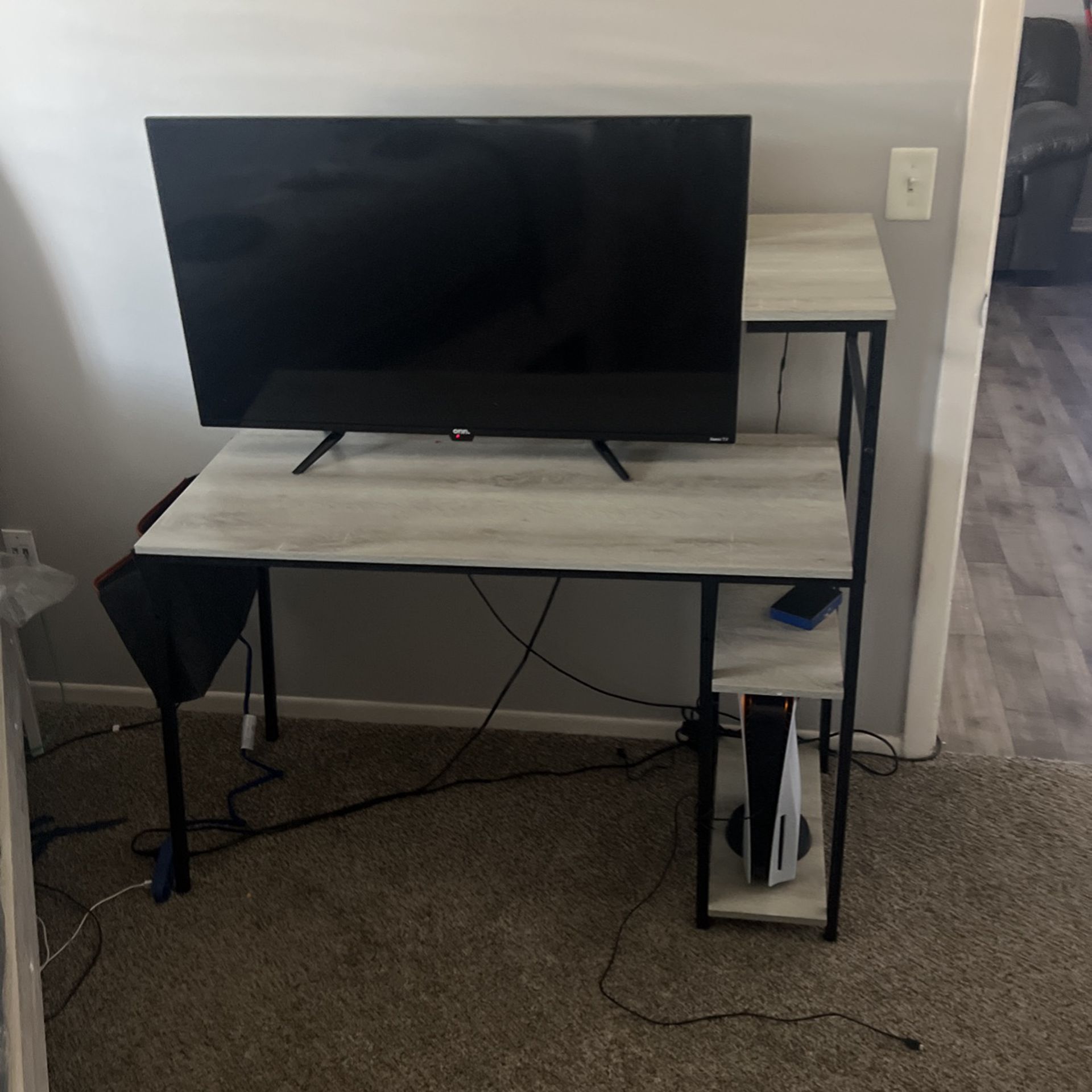 Gaming Desk With LED Light