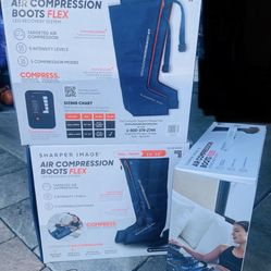 Sharper Image Compression Boots  * New In Box S/m L/XL Available 