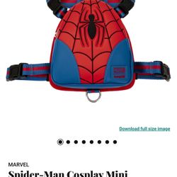 Spider Man Mini Backpack Dog Harness 