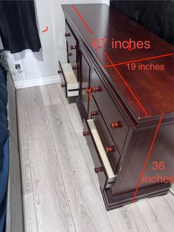 6 drawers dresser
