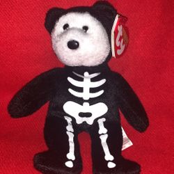 Ty BONESES Holloweenie Beanie 4” Beanie Babies Collection With Tag/tash 