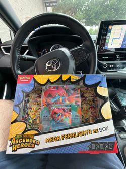 Pokemon Ascended Heroes Mega Feraligatr ex Box