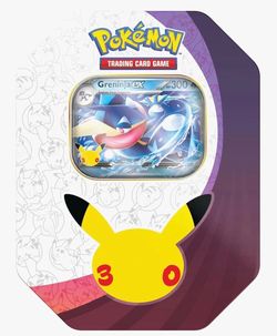 Pokémon TCG Greninja ex Tin – 30th Anniversary