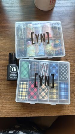 Young Nails , Foil Transfer With Foil Transfer Base