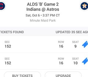 Astros vs Indians Game #2