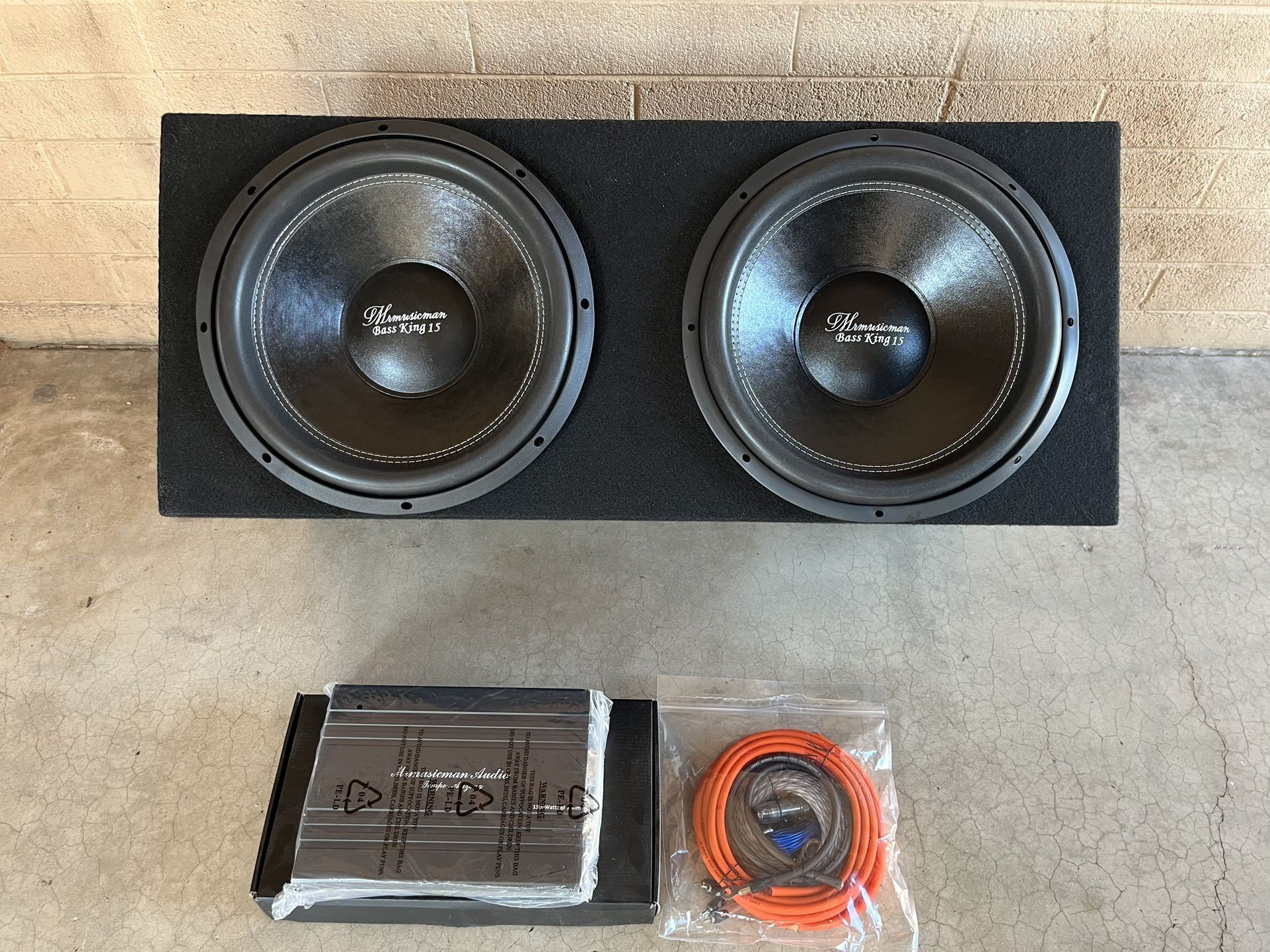 Mrmusicman 2-15 Budget Bass Package- $599