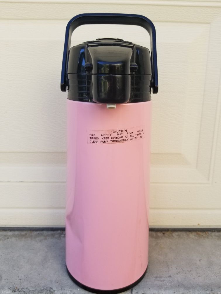 Pink Cooler Hot Carafe New Never Used