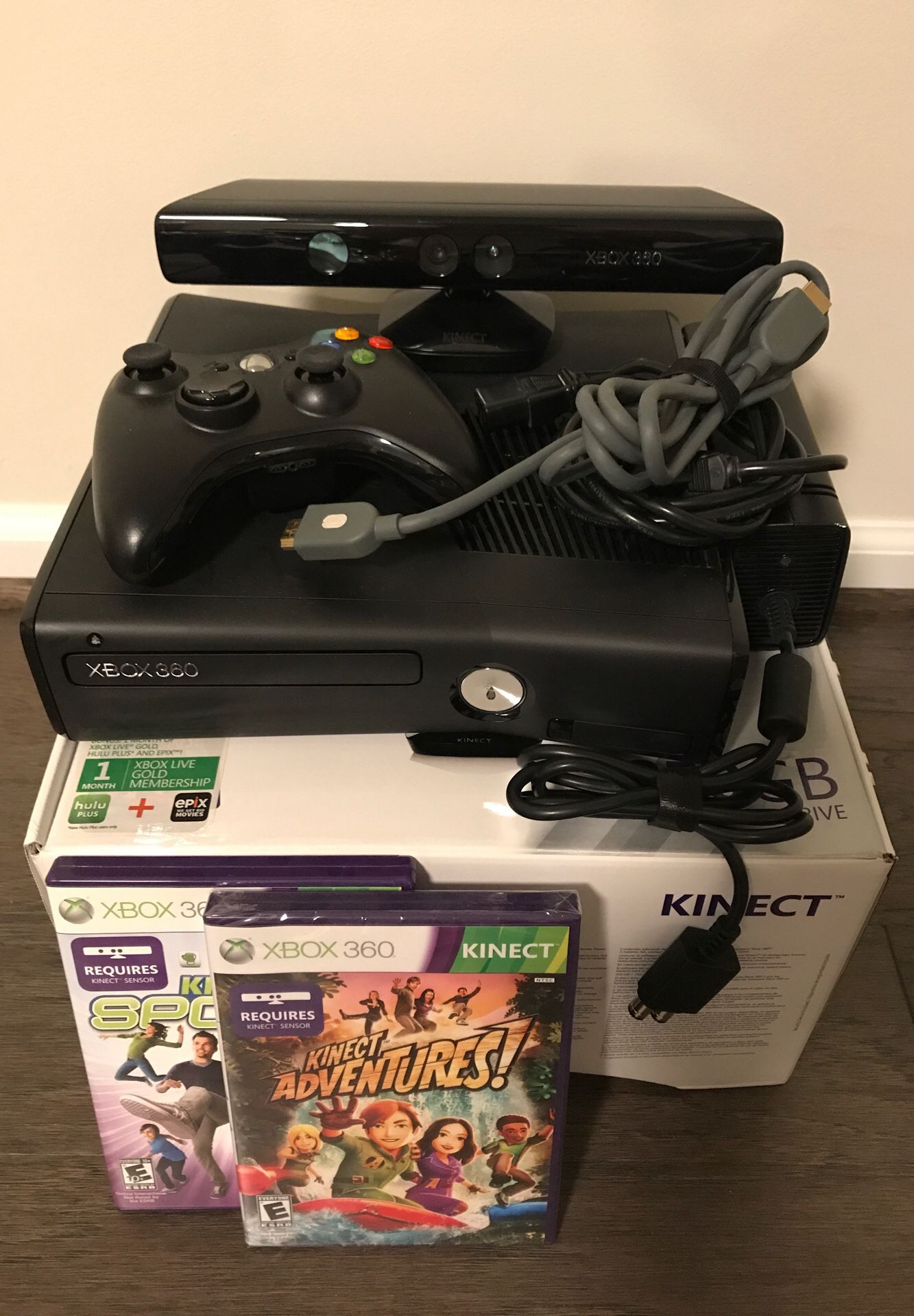Microsoft Xbox 360 w/ Kinect and 250GB HD