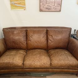 Leather sofa 