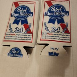 Pabst Blue Ribbon PBR Beer Koozie 24 oz Tall Can Cooler Coozie 