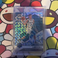 Lamelo Ball NBA Debut Rookie Mosaic Reactive Blue 