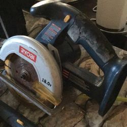 Ryobi P501 18V 5-1/2" cordless circular saw